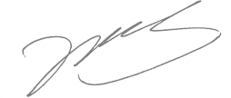 Representative's signature